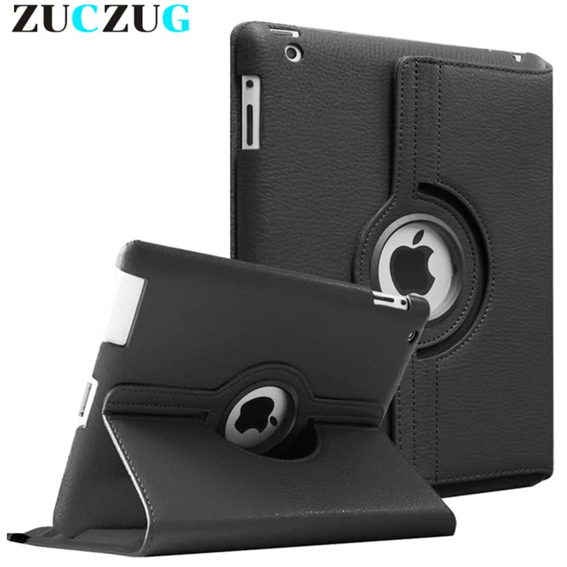 Flip PU Stand Case For Apple iPad mini 1 2 3 Tablet Case Cover for Apple iPad mini 4 360 Degree Rotation Case for Ipad mini 2