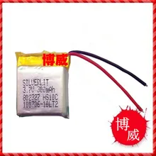 3.7V lithium polymer battery 802327 300mAh Bluetooth module with board electricity calculator