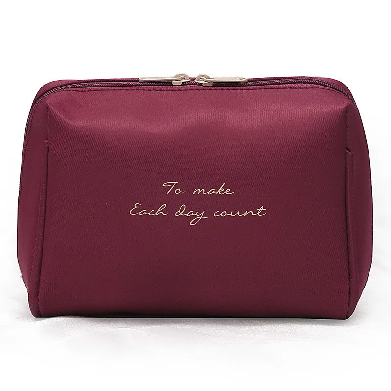 

1 pc Solid Color Cosmetic Bag Women Makeup Bag And Case Professional Travel Makeup Bag Organizer Kits Dropshipping