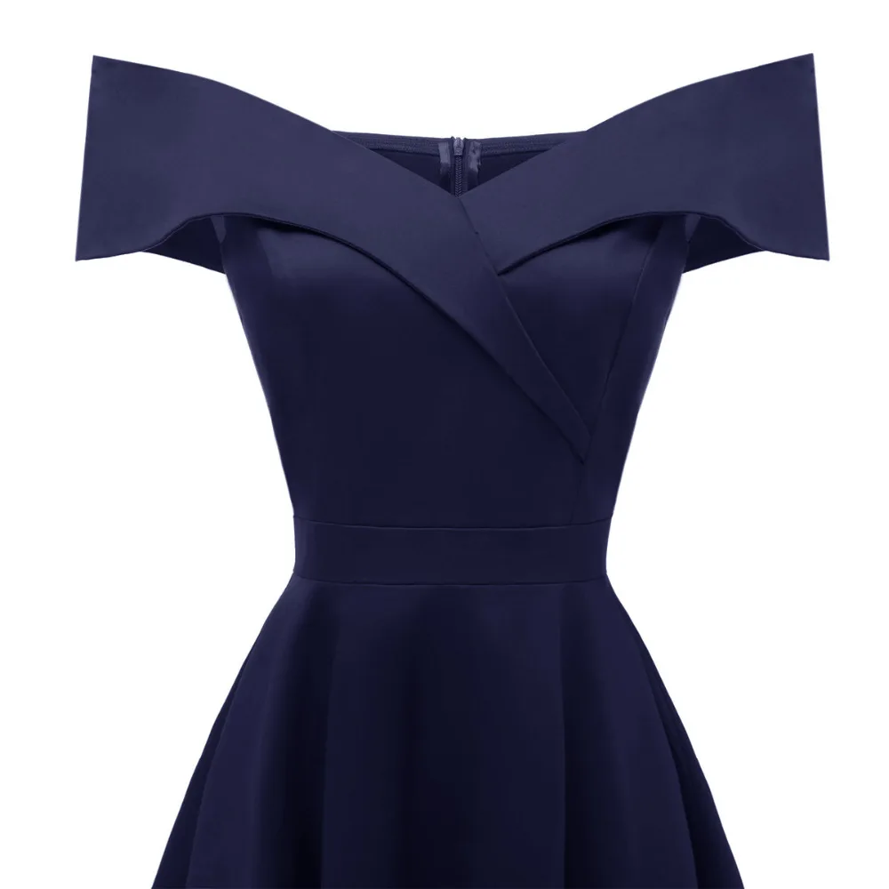 Женская туника-платье темно-красная темно-синяя черная атласная Коктейльная Свинг винтажная короткая одежда для вечеринок плиссированная женская одежда
