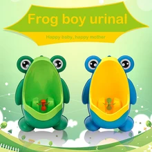 Практичный настенный крючок для маленьких мальчиков, тренировочный туалет, лягушка, Детская подставка, вертикальный писсуар для мальчиков