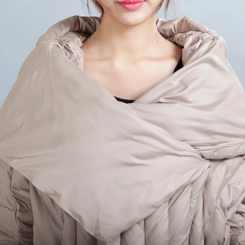 2017 Winter 90% White Duck Down Jacket Fashion Variety StylesThree Quarter Long Down Coat Women 3Color