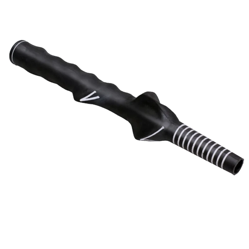 1PC Black Rubber Golf Training Golfer Grip Club Swing Grips Outdoor
