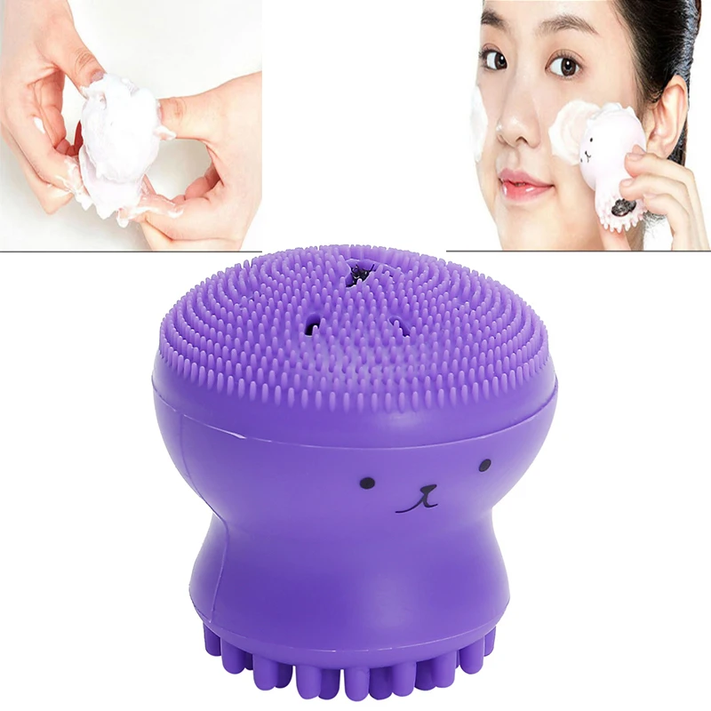 

New Arrival Silicone Beauty Washing Pad Facial Exfoliating Blackhead Face Cleansing Brush Tool Soft Deep Cleaning Face Brushes