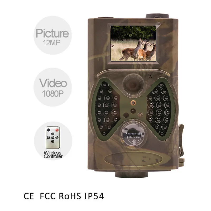 IP54 Photo Traps Camera 12MP infrared gprs 940nm Hunting Suntek HC300A Outdoor Cam trap trail | Спорт и развлечения