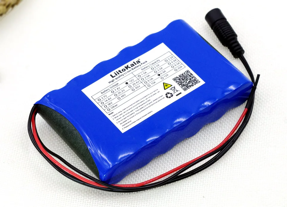 Аккумуляторная батарея Liitokala 6800 мАч 18650 12 В + Защитная плата|battery pack|battery 12vbatterie 12v |