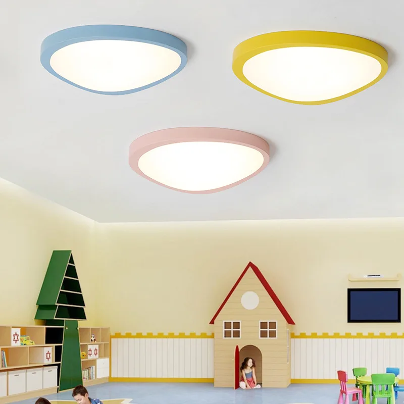 Us 68 4 28 Off Creative Slim Bedroom Led Ceiling Lighting Fixture Modern Ceiling Mounted Ceiling Lamp Macaroon Colorful Modern House Lighting In