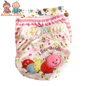 

10pc/lot Waterproof Baby Training Pant Underwear Cotton Learning/study Infant Pants + Diapers