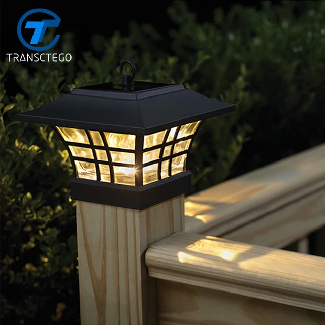 TRANSCTEGO Luz Solar Para Jardín Paisaje Patio Impermeable LLEVÓ La