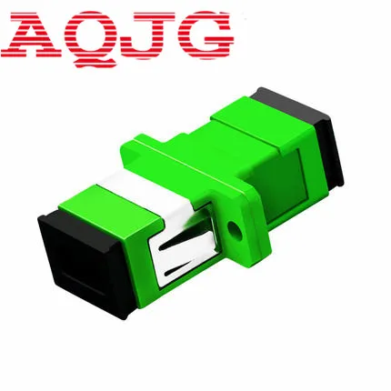 

50PCS/bag SC APC Simplex mode Fiber optic Adapter SC APC Optical fiber coupler SC Fiber flange SC APC connector Free shipping