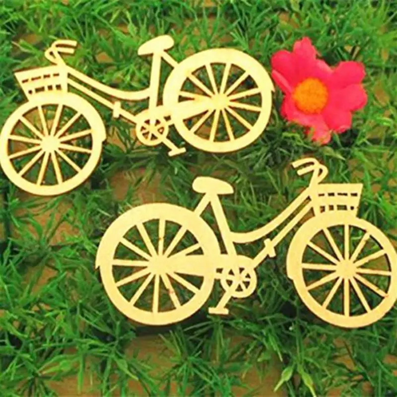 Velo En Bois Artisanal 10 Pieces Decoration Pour Fete D Anniversaire Mariage A Theme Rustique Decoration De Maison Aliexpress