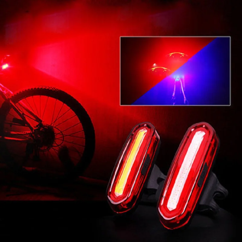 

Bike Light Bicycle Taillights USB Rechargeable Warning Lights Mountain Bike Riding Equipment Accessories Fashion High Quaility