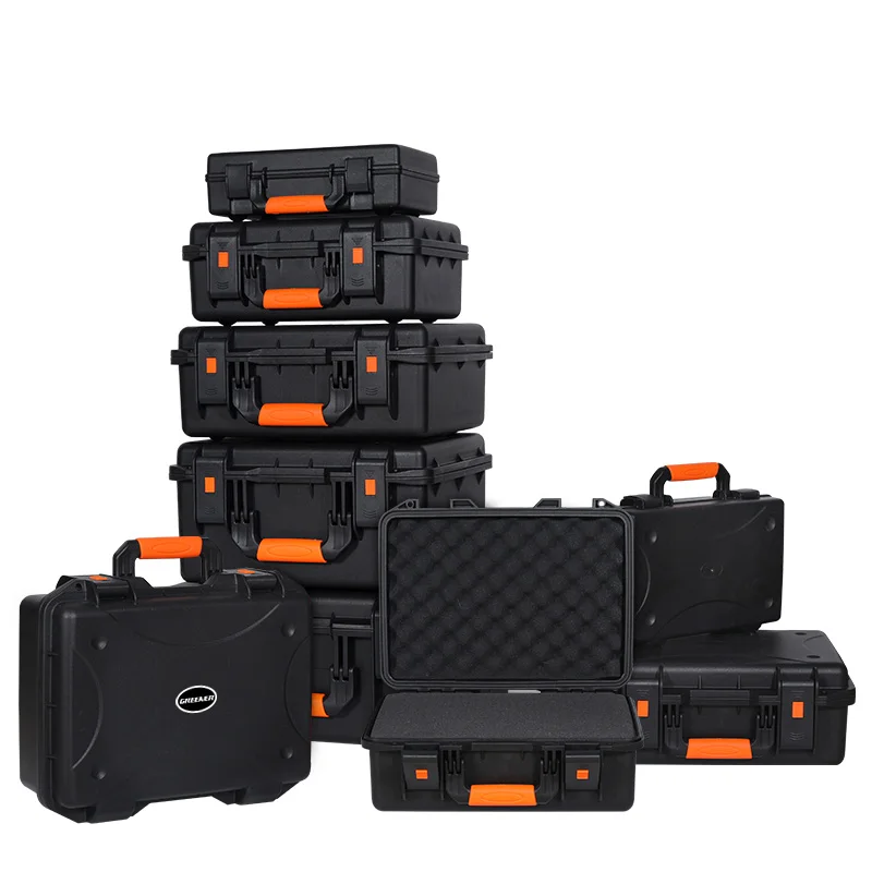 Outdoor Protective Safety Case Shockproof Waterproof Boxes Plastic Tool Box Dry Box Safety Equipment Tool Storage with foam