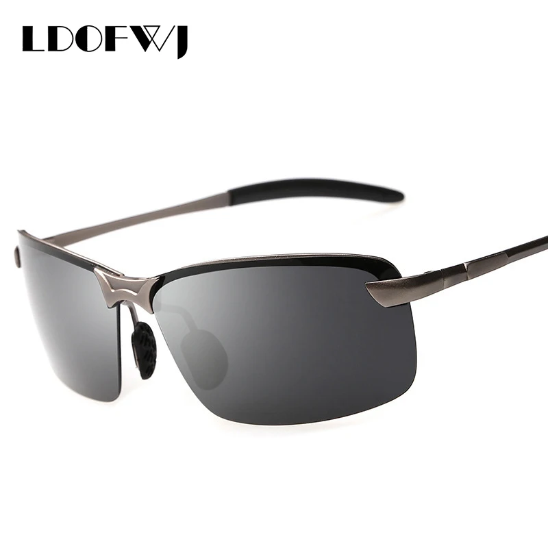 LDOFWJ Brand Polarized Designer Sunglasses Men Sports Sun Glasses