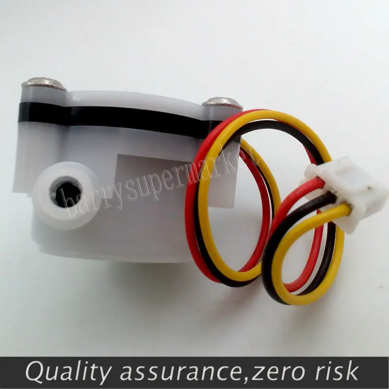 Water Coffee Flow Sensor Switch Meter Flowmeter Counter 0.3-6Lmin YF-S401 white 6