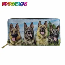 Для женщин Кошелек Длинные кошельки на молнии Австралийский овчарки собаки из искусственной кожи Для женщин s Кошельки и портмоне клатчи женский кошелек