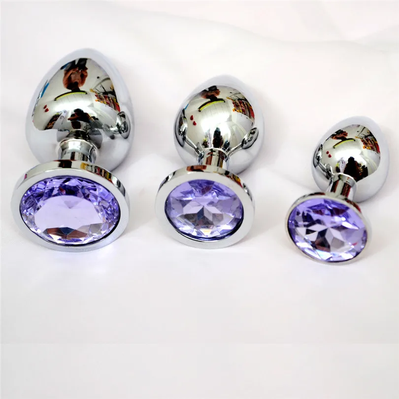 Sex Toys Massage Body Plug Anal Acier Anal toys Berg Crystal Silver Colour Metal Backyard Stainless Steel Plug Anal Hitch (13)