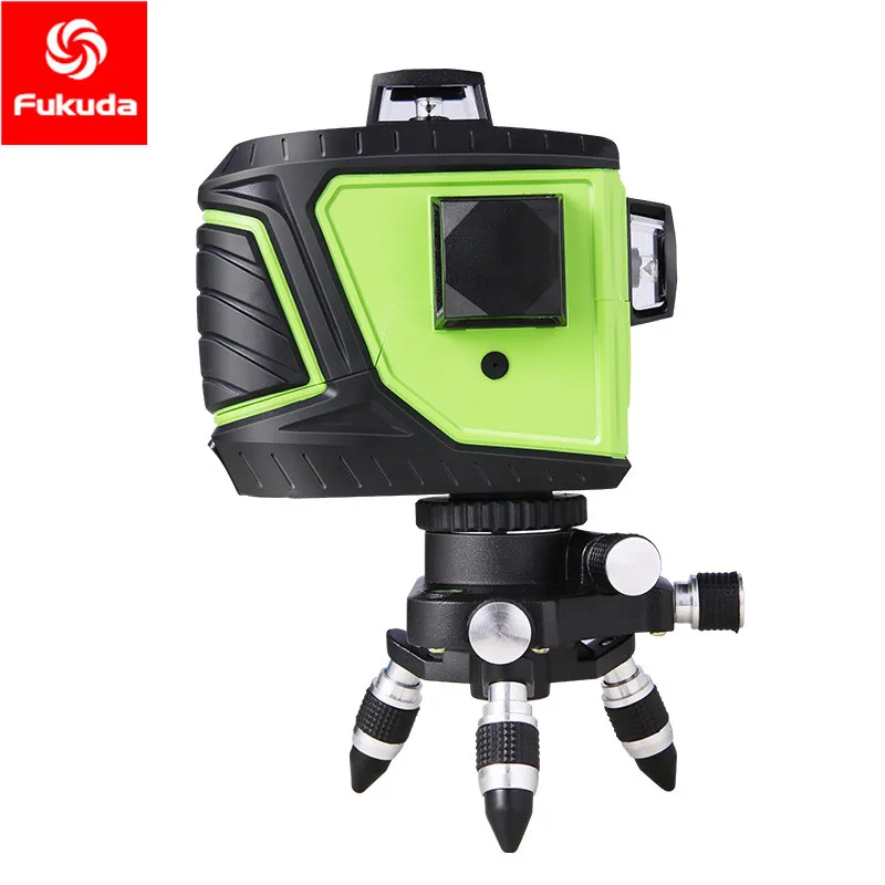 Fukuda Brand 12Lines 3D MW-93T-3G Laser Level Self-Leveling 360 Horizontal And Vertical Cross green Laser Beam Fukuda Brand 12Lines 3D MW-93T-3G Laser Level Self-Leveling 360 Horizontal And Vertical Cross green Laser Beam