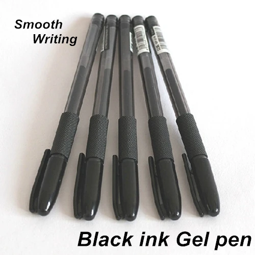 

20 pcs/Lot Black ink Gel pen Wholesale 0.5mm High quality Bulk sign pen caneta Stationery office material school supplies 6733