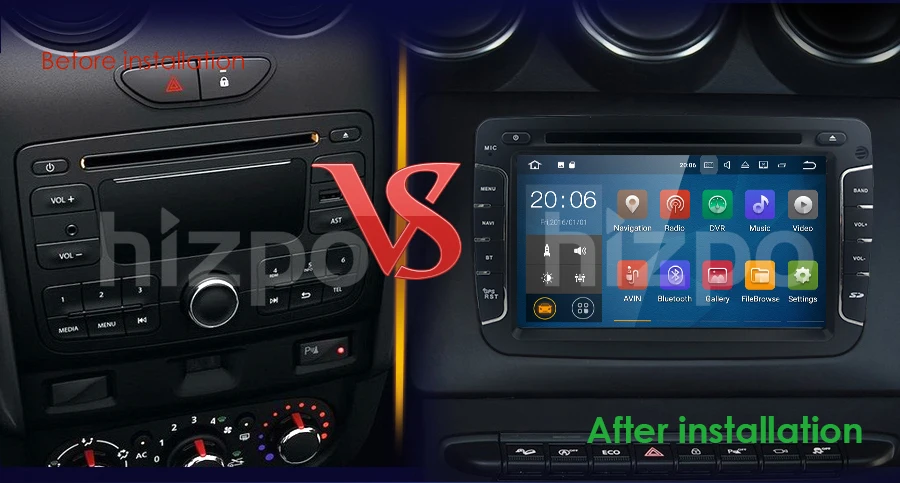 Android 7.1.1 автомобильный dvd плеер для Dacia/Sandero/Duster/Renault/Captur/Lada/Xray 2 Logan 7 дюймов ram 2G wifi gps