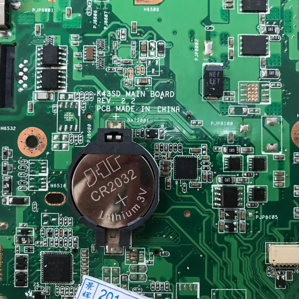Kefu K43sd Placa-mãe do Portátil para Asus K43sd K43e A43e Mianboard sem Gpu Ddr3 Slot Teste Placa-mãe - Imagem 5