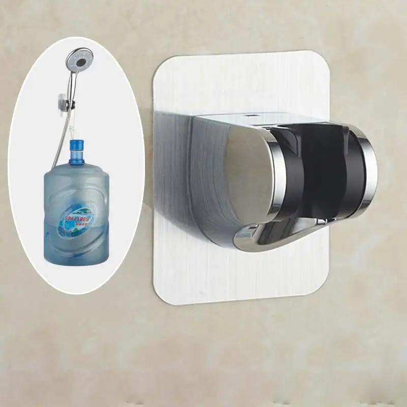 

Wall Mounted Handle Rotatable Adjustable Sprinkler Shower Hose Head Holder Stand Bracket Base x