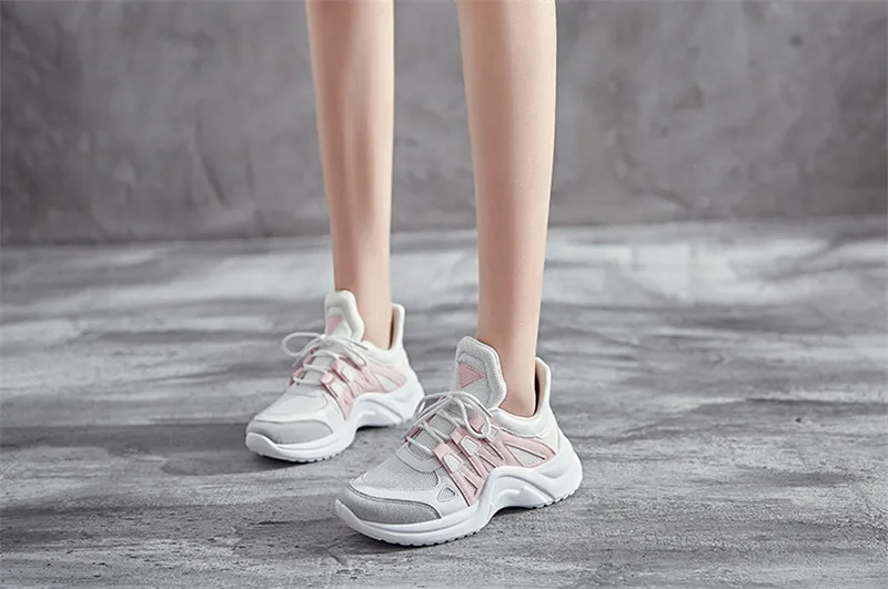 Big Size 35-43 Autumn Winter Women Sneakers New Short Plush Creeper Women Sports Shoes Lace Up Flat Platform Running Shoes Women (13)