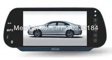 Free shipping 7″ Car Rearview mirror Monitor with USB/SD(MP5)/Bluetooth/FM Transmitter