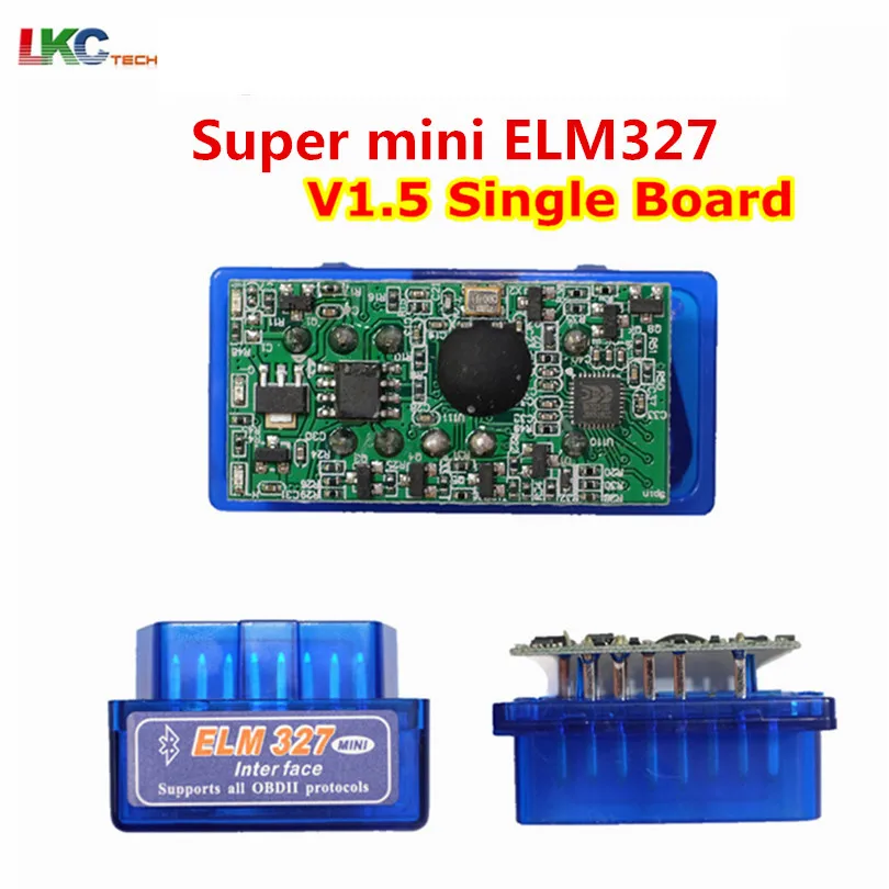 Автомобильный диагностический мини сканер ELM327 V1.5 Bluetooth OBD2 10 шт.|Считыватели кодов