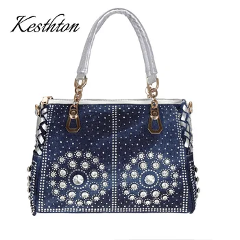 

New Women's Bag Jeans Bag 2019 Women's Handbag Single Shoulder bags luxury handbags women bags designer