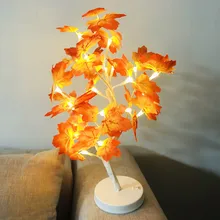 Светодиодный Осенний клен строки завод Праздник света дома декоративные рождественские фонарики ALI88