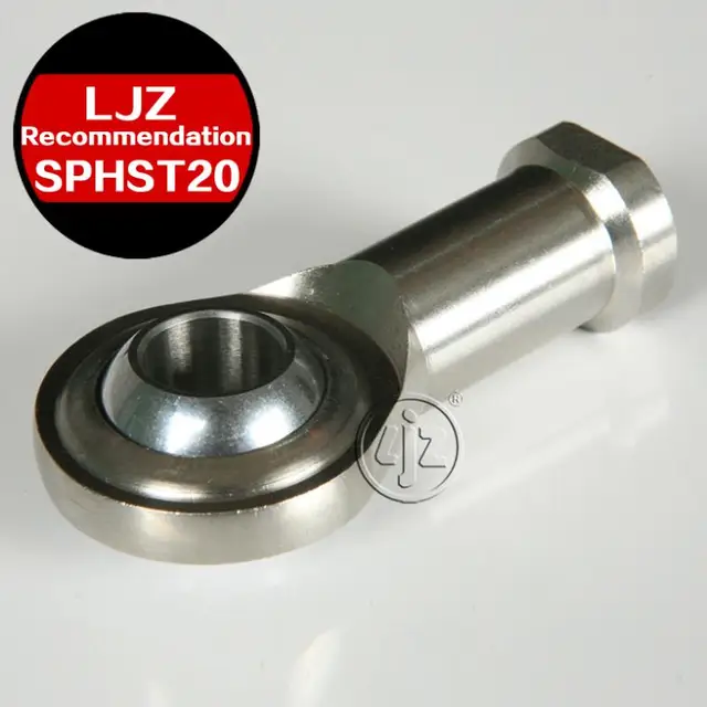 Stainless steel rod ends Bearings M20*1.5 Right and Left hand thread 20mm ball 100Pieces/lotin