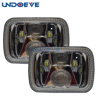 

Undoeve 55W 5x7'' DRL Rectangular Sealed Beam Led Headlight for Jeep wrangler YJ Cherokee XJ H6054 H5054 H6054LL 69822 6052 E046