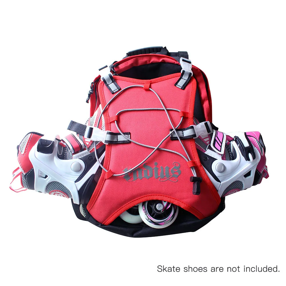 Camping Backpack Adult Roller Ice Inline Skate Shoes Snow Bag Double-Shoulder
