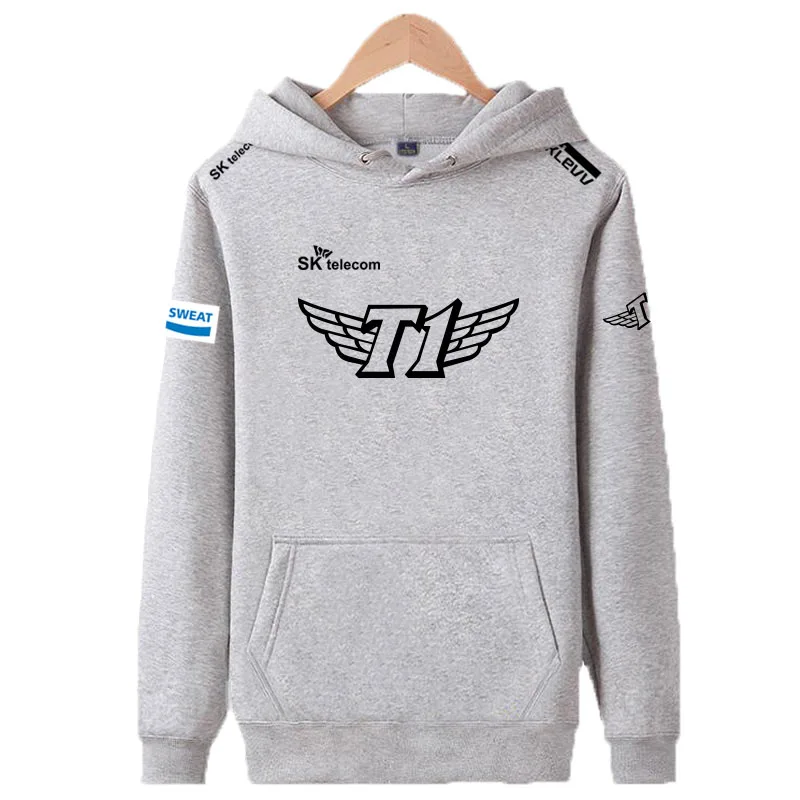 2017 LCK Spring Match Skt T1 Jacket Faker Bang Women and Men Fleece Hoodies Pullover Hooded