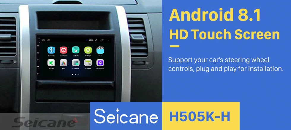 Seicane ОЗУ 2 ГБ+ ПЗУ 32 Гб Универсальный 2din Android 8,1 Автомагнитола плеер для Honda Toyota Nissan Kia RAV4 Suzuki VW hyundai