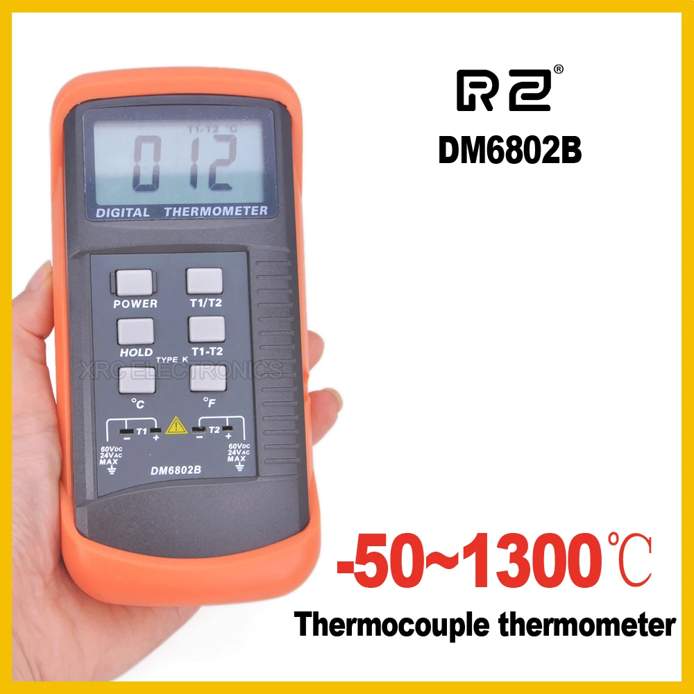 

DM6802B Digital thermometer 100% brand new and Low battery indication