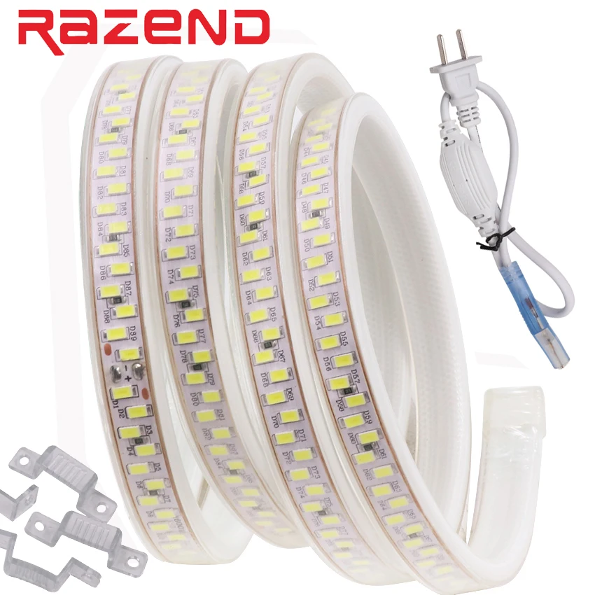 5730 Led strip 110V 120V 180Leds/m Waterproof Led Tape Light SMD 5630