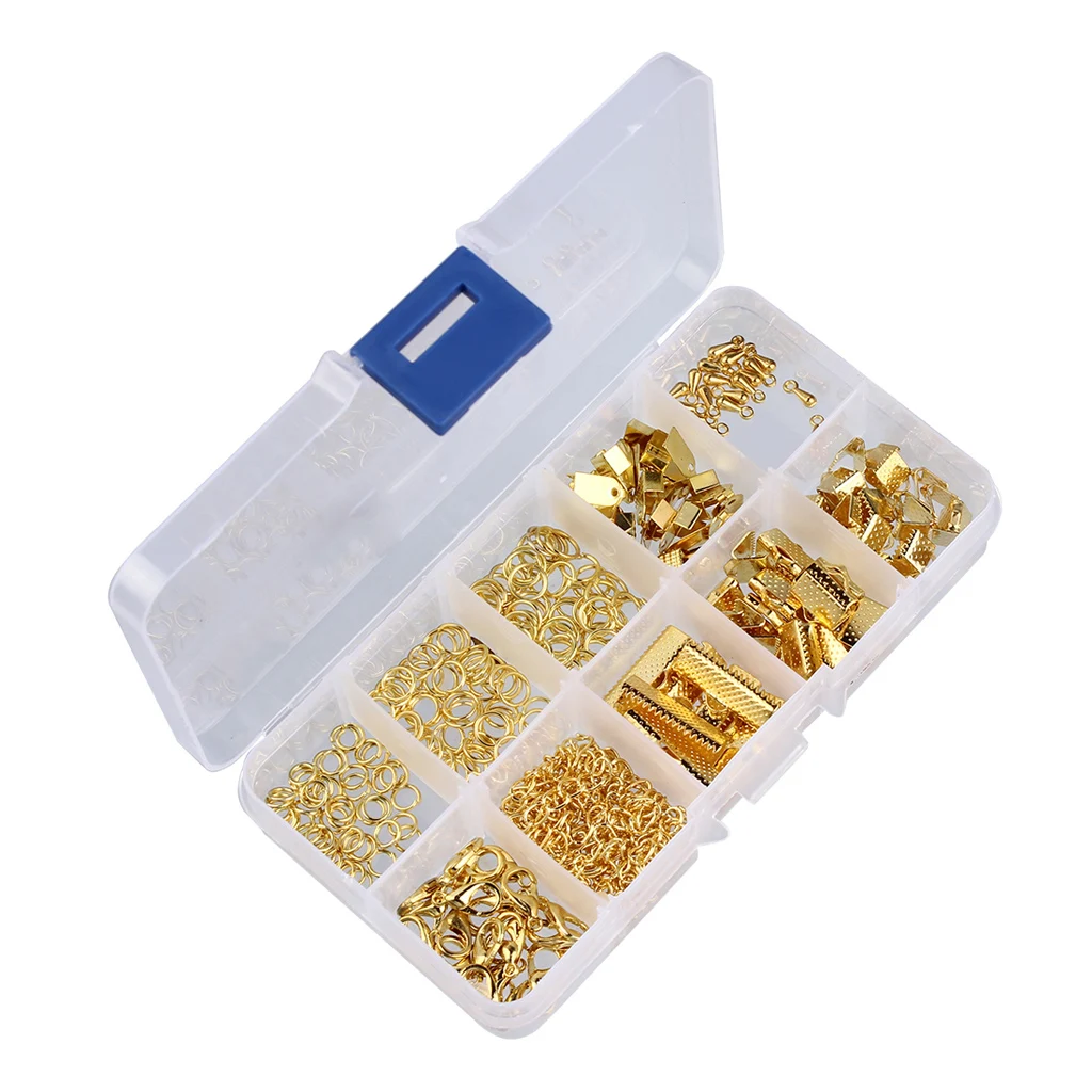 Jewelry Making Starter Kit Earring Bracelet Necklace Jewelry Finding Gold