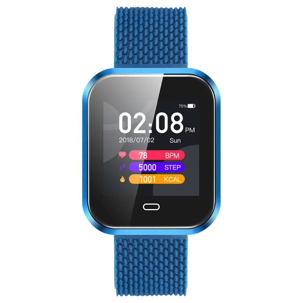 

2019 New Arrival Man Women IP67 Waterproof Heart Rate Activity Step Counter Calorie Plating Smart Bracet Fashion SmartBand #A