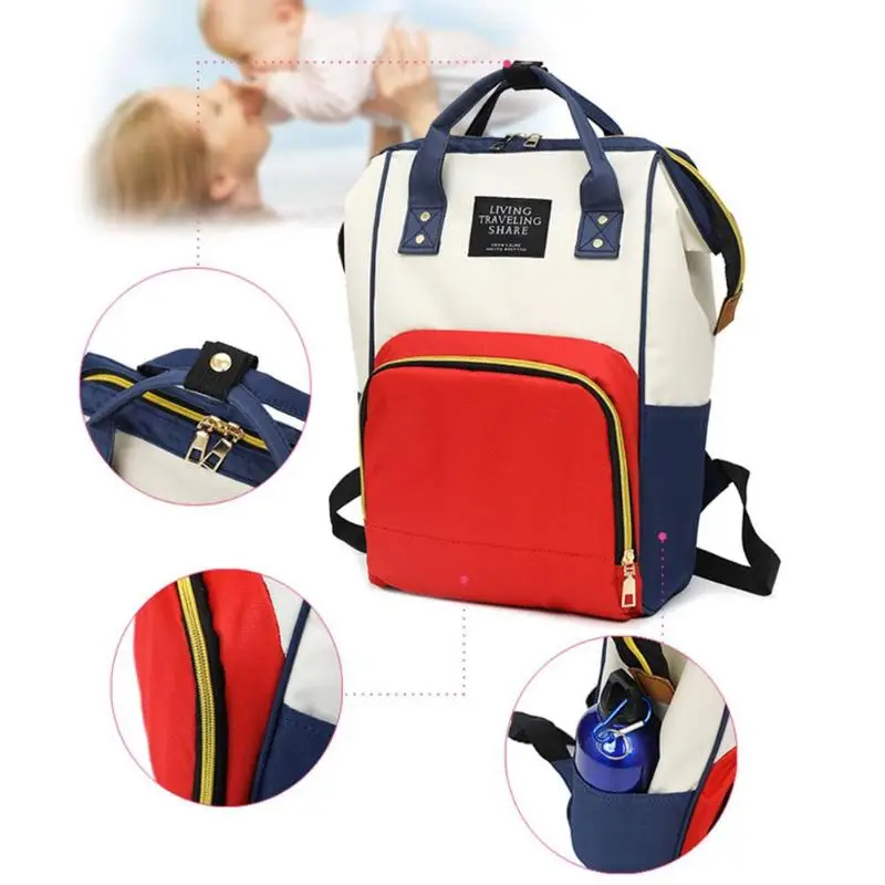 Многофункциональный водонепроницаемый USB интерфейс мягкий подгузник сумки большой емкости путешествия рюкзак для матерей детские подгузники мешок младенческой