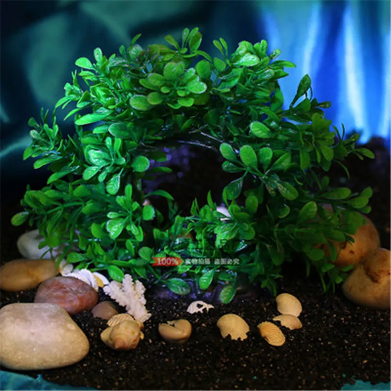 1 Pc Tank Underwater Plant Fish Tank Artificial Plastic