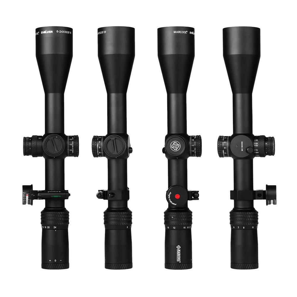 MARCOOL оптика HD 6 24x50 SFIR дальнего действия FFP первичный фокусный плоскостный прицел