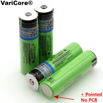 

1-10PCS VariCore Original 18650 rechargeable battery 3.7V Li ion battery ncr18650b 18650 battery flashlight