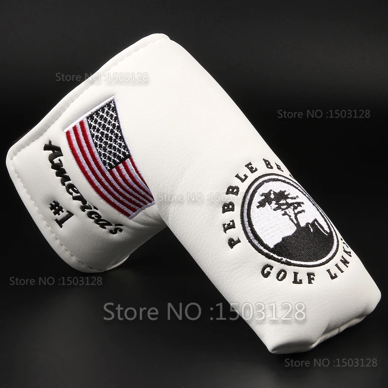 НОВЫЙ США Американский № 1 Флаг Длинные LifeTree Белый Гольф чехол для клюшки застежка для лезвие клюшка для гольфа