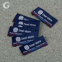 1000 шт. индивидуальный дизайн бирка для одежды частный логотип бренда одежды этикетки моющиеся воротник тканые этикетки шт./лот