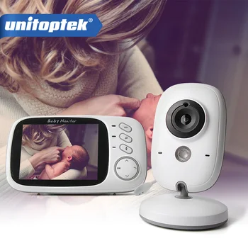 

3.2 Inch 2.4GHz Wireless Video Color Baby Monitor High Resolution Baby Nanny Security Camera Night Vision Temperature Monitoring