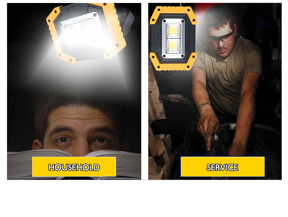 Portable led spotlight work light (3)