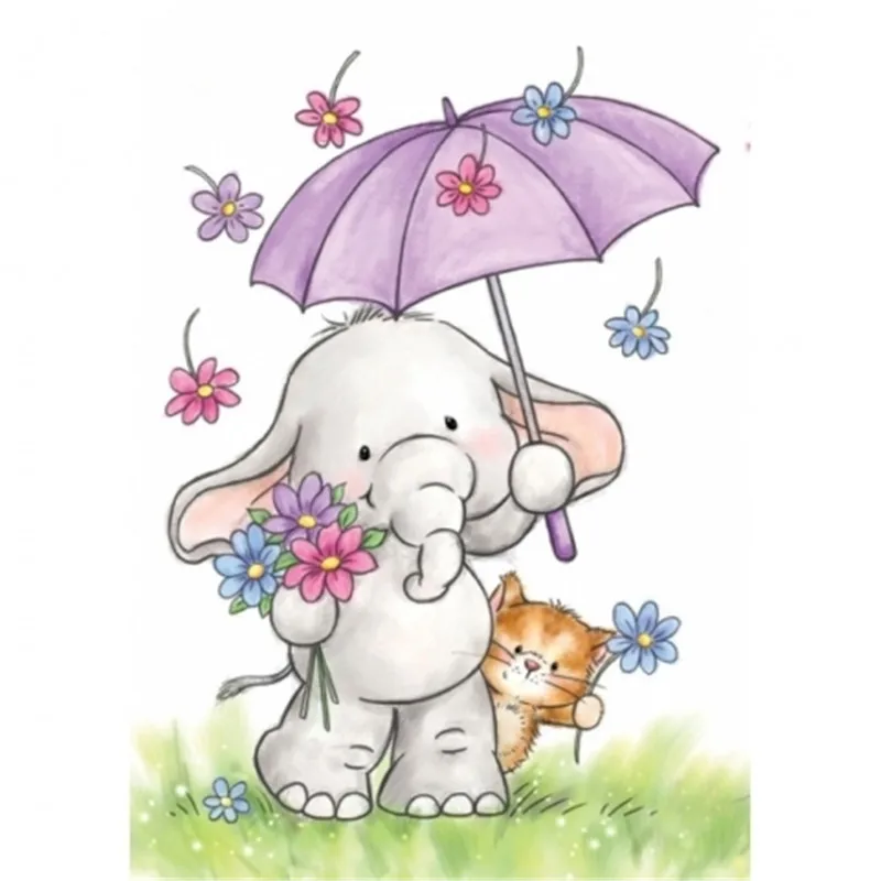 

Elephant Transparent Clear Silicone Stamp/Seal for DIY scrapbooking/photo album Decorative clear stamps