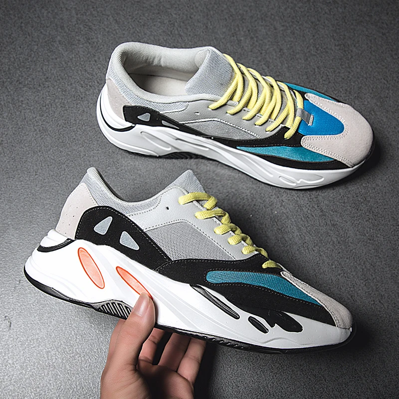 

Sneakers Men Trendy Shoes Male Sapato Version Breathable Slip-on Tenis Masculino Adulto Fly Weaving Soft Flats Walking Footwear